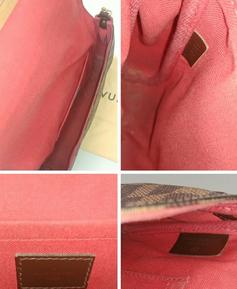Louis Vuitton LV Brown Bag Favorite MM Damier Auth - Picture 4 of 8